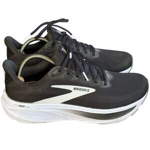 Brooks Ghost 17 Men's Athletic Running Sneakers Black/Grey/White Size 9.5